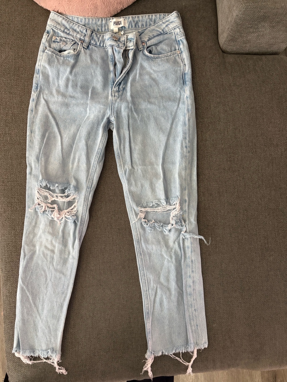 Paige denim Noella super Distressed Women's Jeans size 28 ripped
